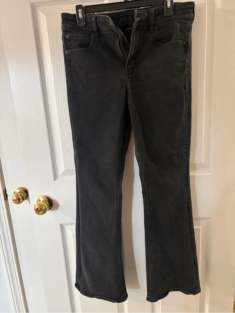 American Eagle Outfitters Black Flare Jeans